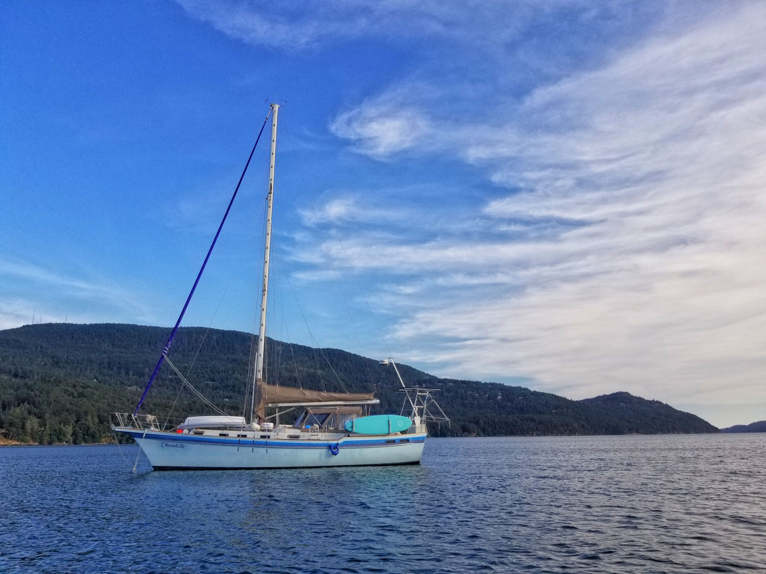 Sailboat Orcas Island